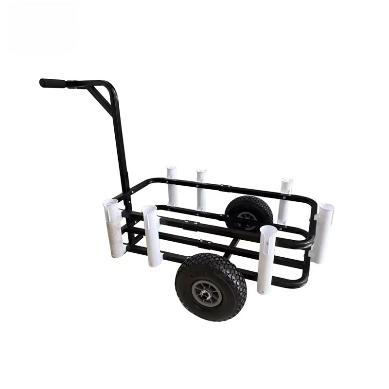Fishing Rod Boat - Carrello Pieghevole da Spiaggia e Pesca