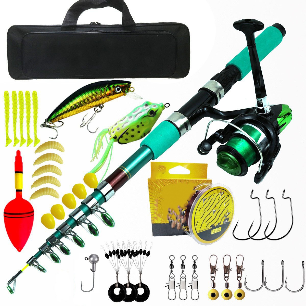Fishing Rod Telescopic - Kit Canna da Pesca Telescopica Ultraleggera