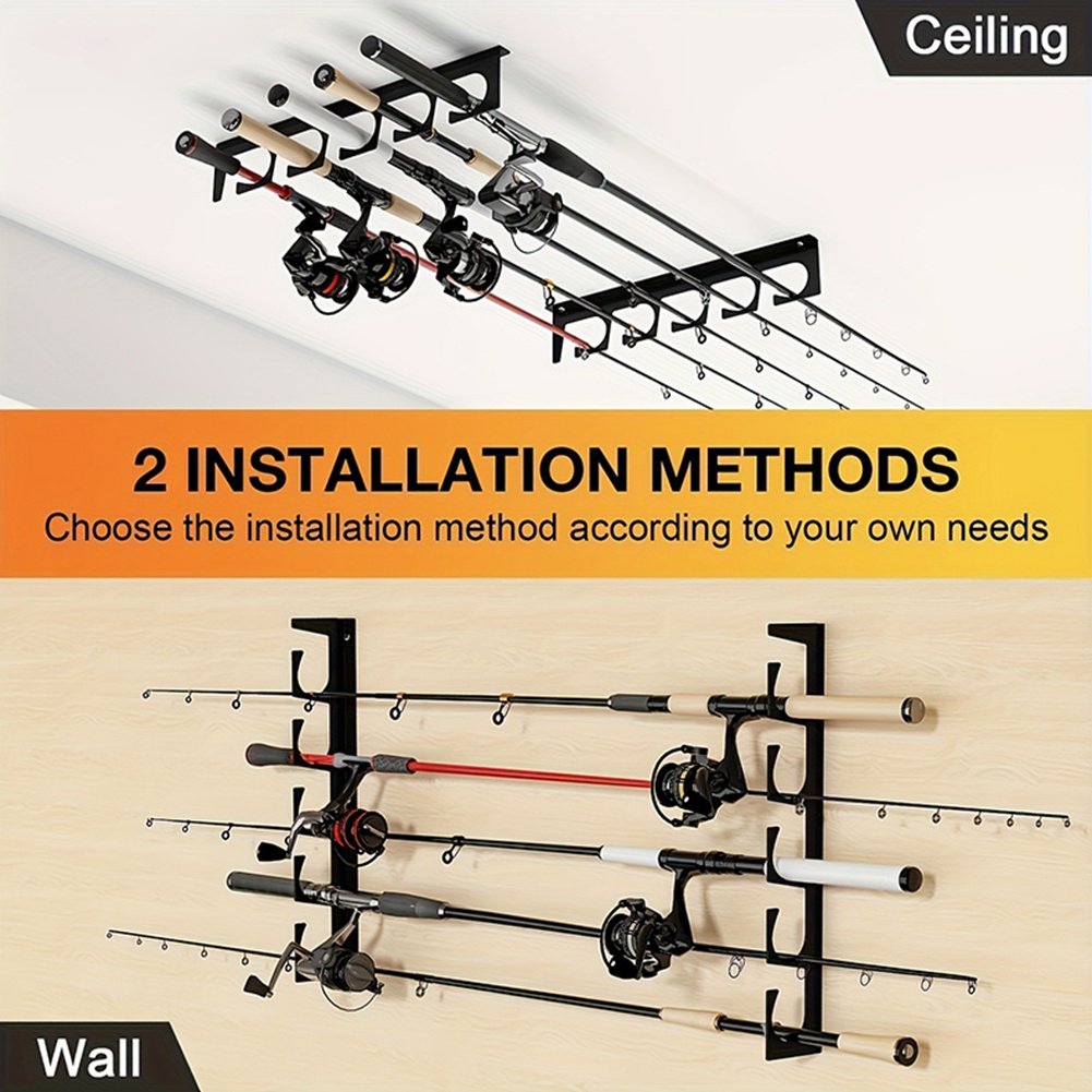 Supporto Metallico per Canne d - Fishing Rod Rack recensione e prezzo
