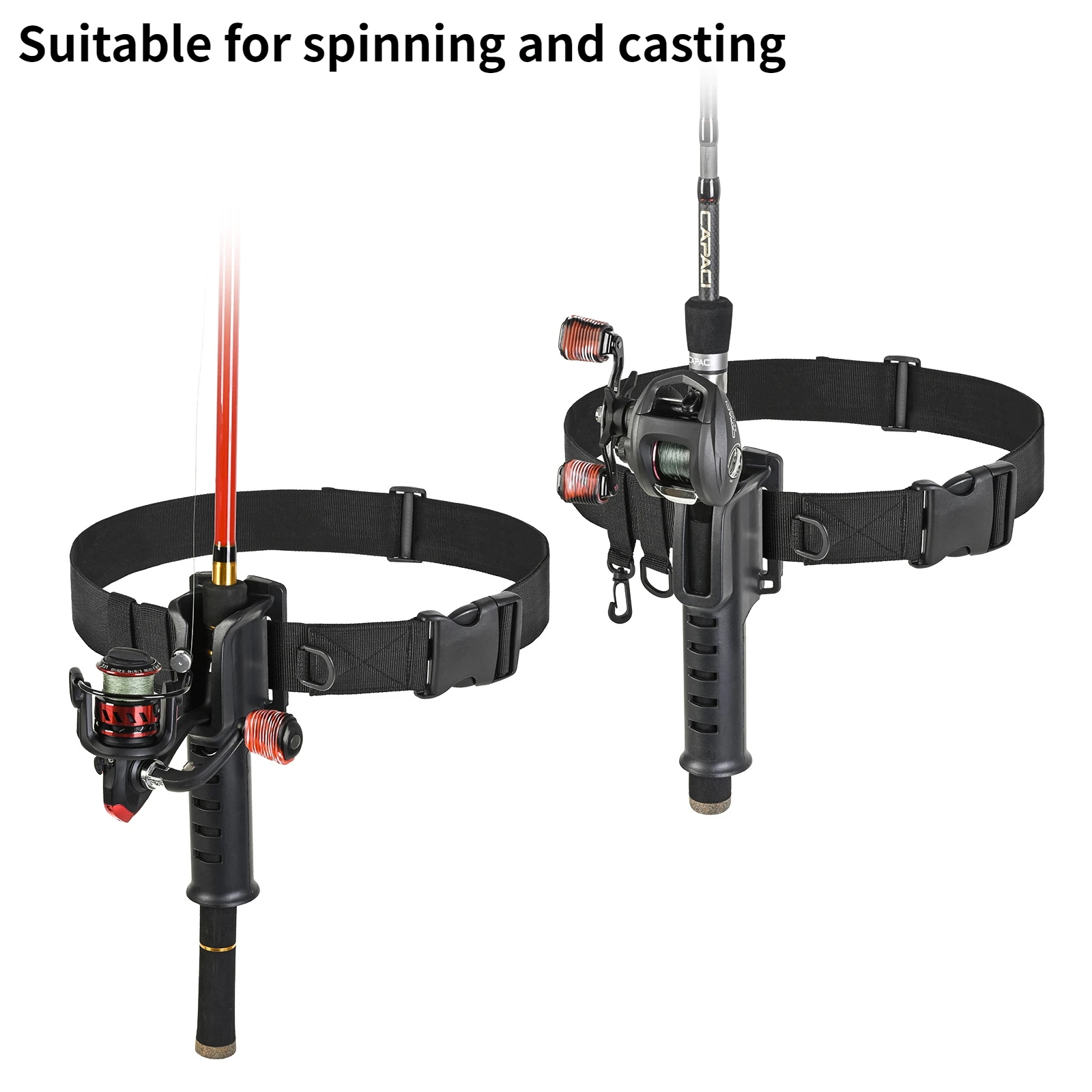 Hanging Fishing Waist Belt Rod - Fishing Rod Fly recensione e prezzo