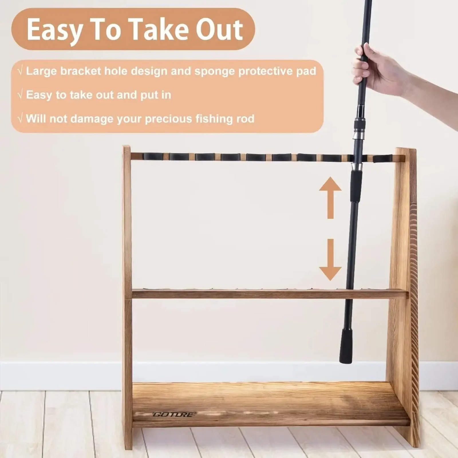 Goture Portacanne da Pesca in  - Fishing Rod Rack recensione e prezzo