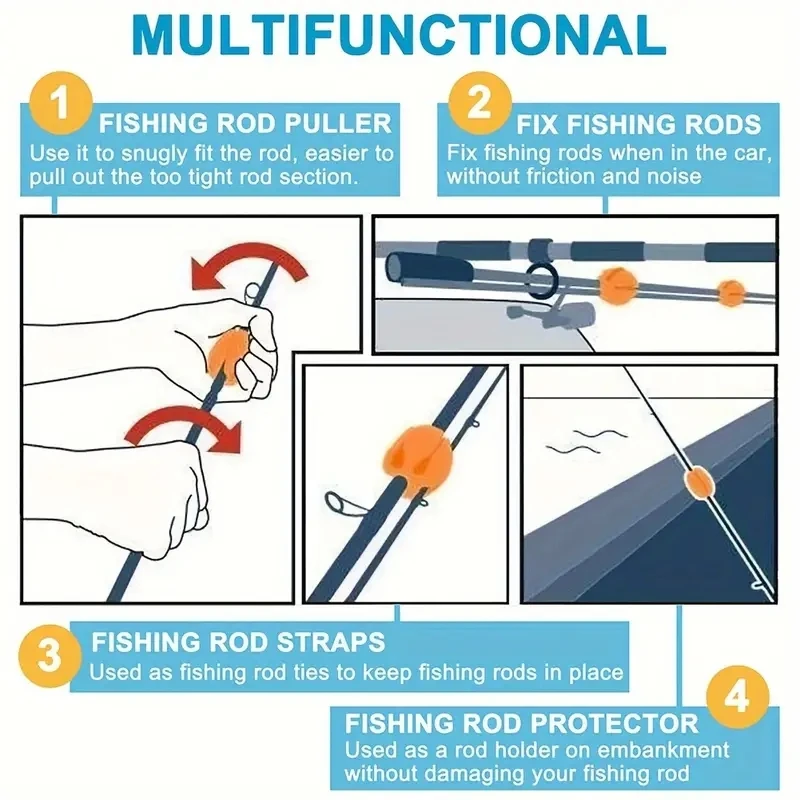2 pezzi clip di fissaggio per  - Fishing Rod Case recensione e prezzo