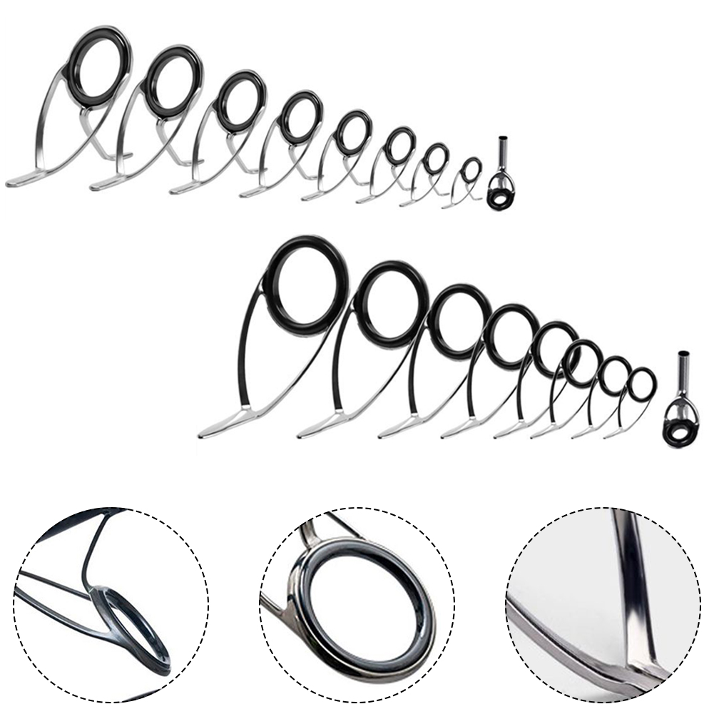 Set di 9 pezzi guida per canna - Fishing Rod Guide Replacement recensione e prezzo