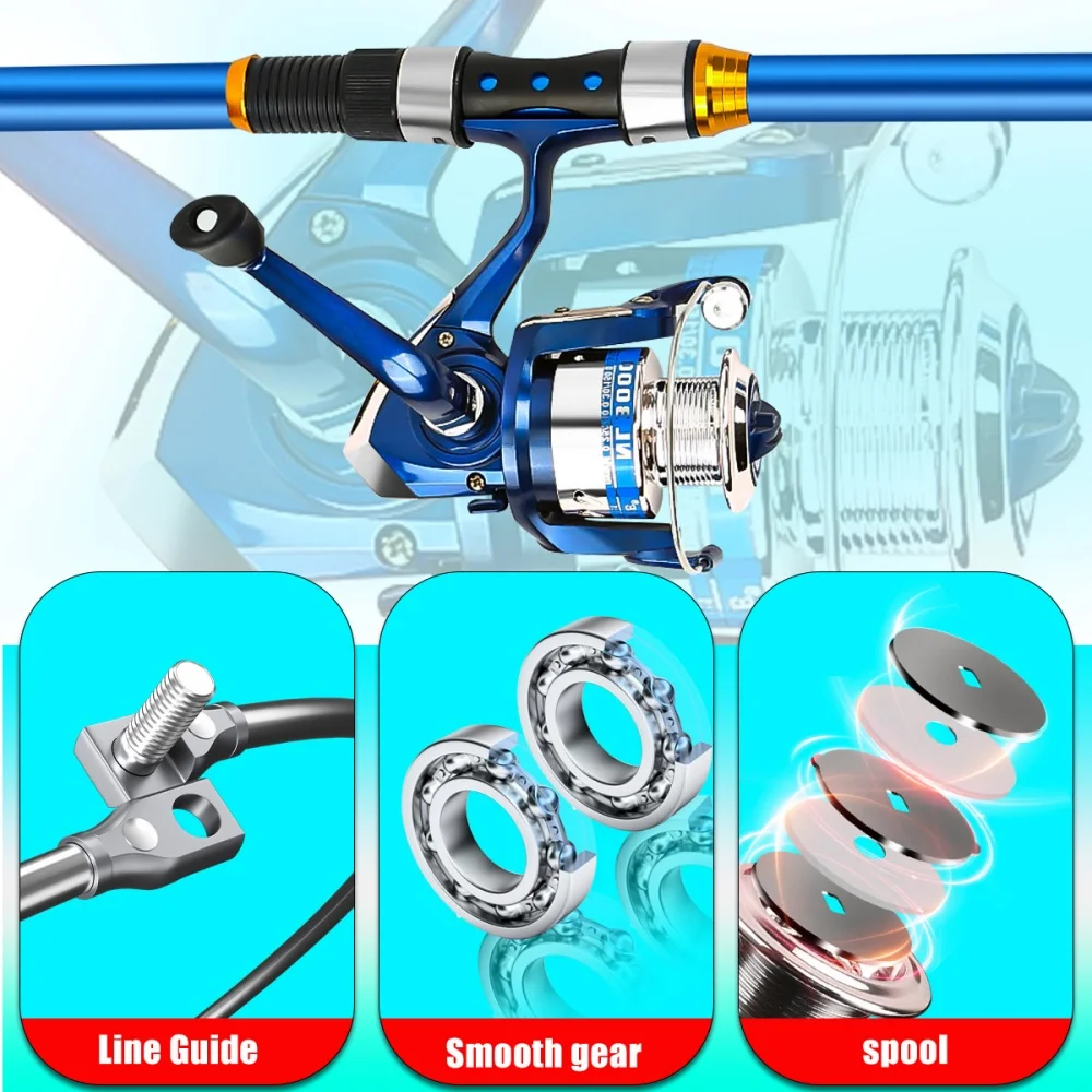 Set di canne da pesca telescop - Fishing Rod Combo recensione e prezzo