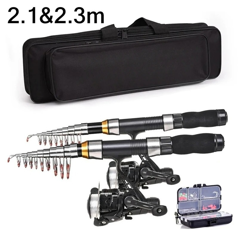 BRAVMAK 2.1/2.3 mCanna da pesc - Fishing Rod Combo recensione e prezzo