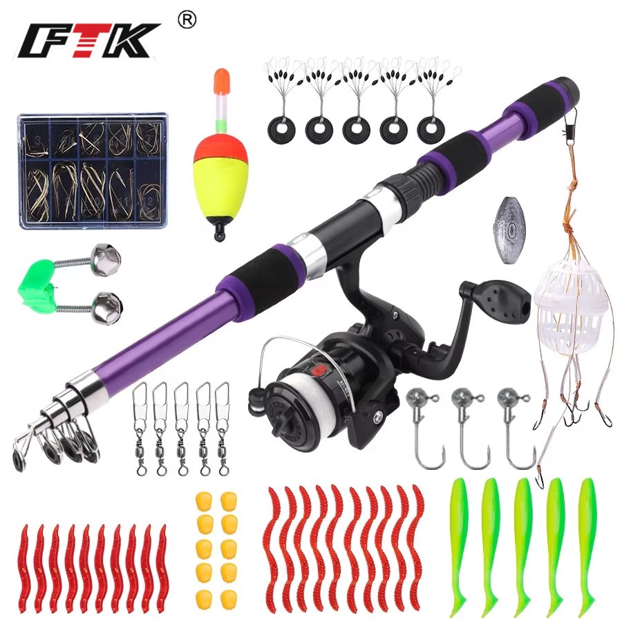 FTK 1.8M Mulinello per canna d - Fishing Rod Combo recensione e prezzo